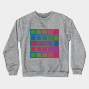 Between Red, Blue & Green Crewneck Sweatshirt